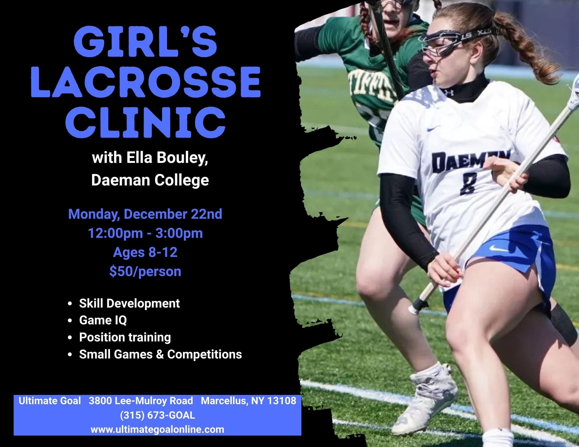 Girls lax clinic-Ella